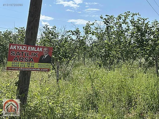 Akyazı'da Takasa Uygun, İmarlı 1025m² Arsa